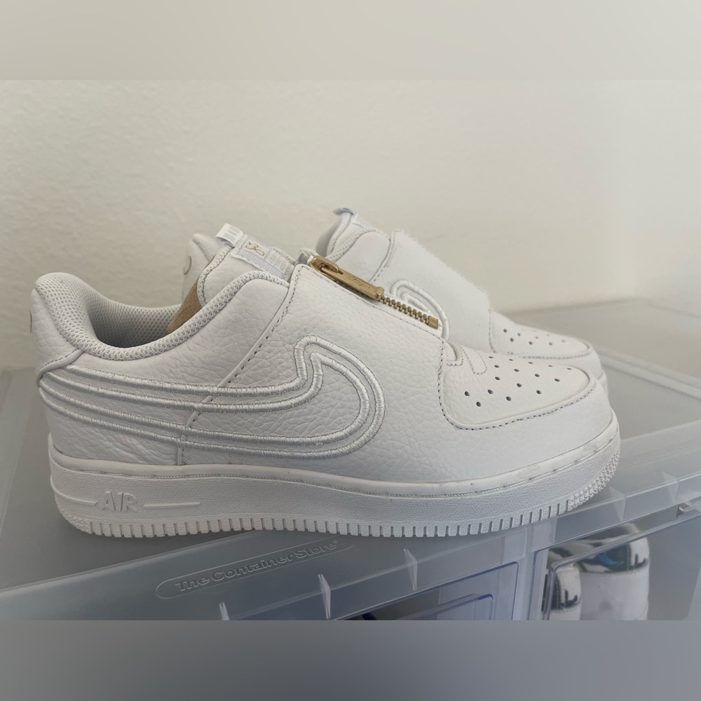 Nike Air Force 1 LXX Serena Williams Women's Size 7.5 White Gold Sneakers